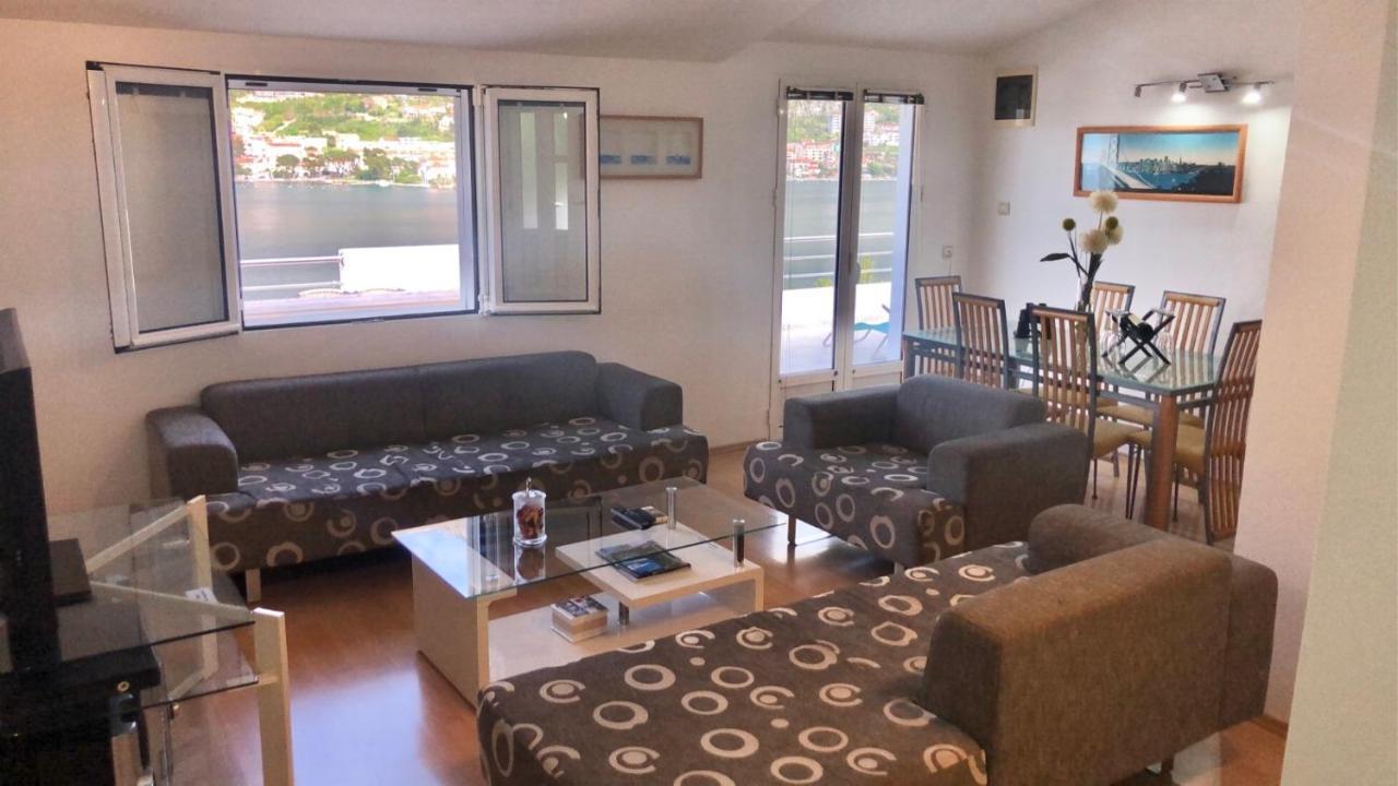 Villa House With Big Terrace And Beautiful Sea View Kotor Exterior foto
