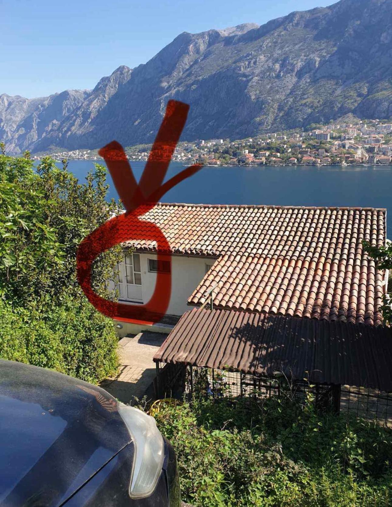 Villa House With Big Terrace And Beautiful Sea View Kotor Exterior foto